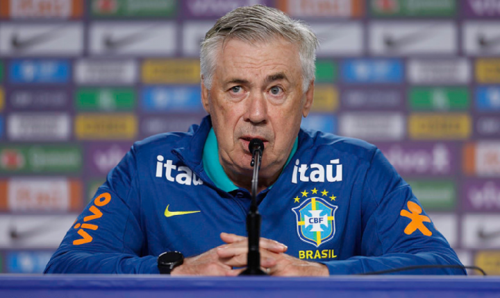 Ancelotti explica mudanças na seleção e diz que 70 jogadores são avaliados para a Copa