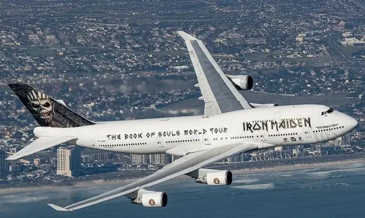 Avião do Iron Maiden é desmontado e vira peça de colecionador