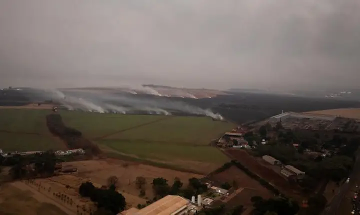 Brasil concentra 76% dos incêndios na América do Sul