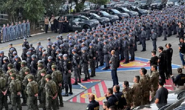 Forças de segurança do Estado de SP deflagram operação de combate ao tráfico de drogas na capital