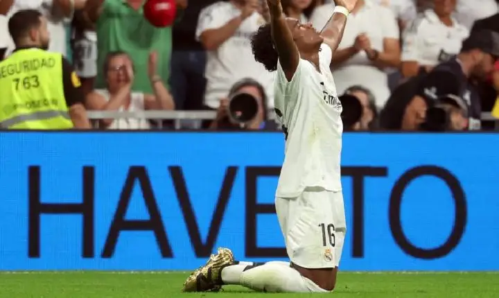 Gol de Endrick no Real Madrid rende R$ 217 mil ao Palmeiras; clube ainda pode ganhar mais