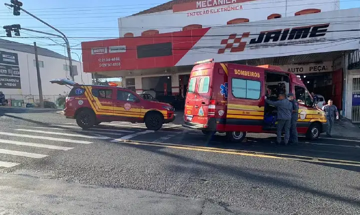 Idoso atropelado por caminhão na Avenida Brasil não resiste aos ferimentos e morre na Santa Casa de Presidente Prudente