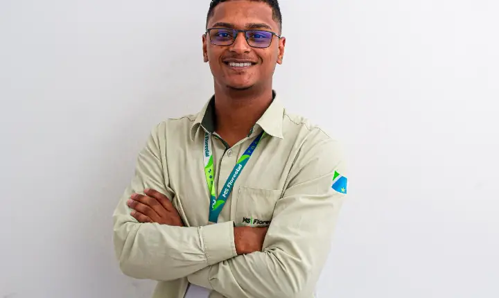 O universitário Ryan é o rosto da nova era de oportunidades da MS Florestal