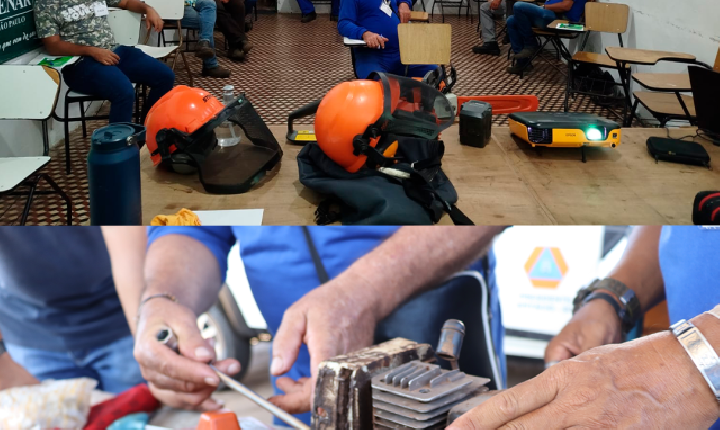 SINTRARPEC e SENAR/FAESP oferecem curso de operação e manutenção de roçadeira lateral e motosserra para servidores municipais